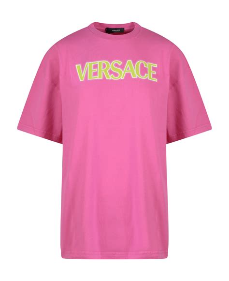 replica pink versace t shirt|Pink Versace T.